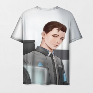 T-shirt Connor Detroit face print white Idolstore - Merchandise and Collectibles Merchandise, Toys and Collectibles