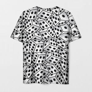 T-shirt dice pattern white clothes Idolstore - Merchandise and Collectibles Merchandise, Toys and Collectibles