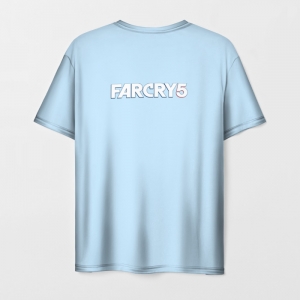 Far Cry 5 tshirt Print Heroes Blue Idolstore - Merchandise and Collectibles Merchandise, Toys and Collectibles