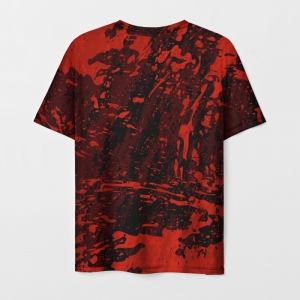 Men’s t-shirt Red Dead Redemption 2 Red Logo Idolstore - Merchandise and Collectibles Merchandise, Toys and Collectibles