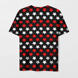 Men’s t-shirt Red Dead Redemption 2 Stars Pattern Idolstore - Merchandise and Collectibles Merchandise, Toys and Collectibles