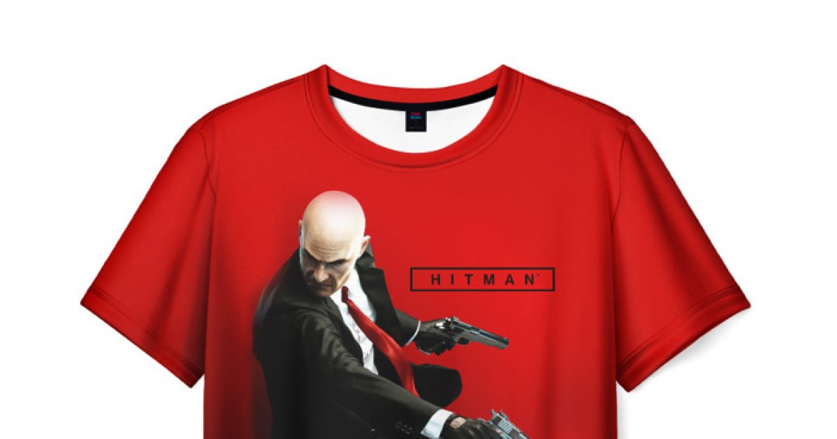 Men S T Shirt Hitman 3 Character Print Red Idolstore - roblox hitman t shirt