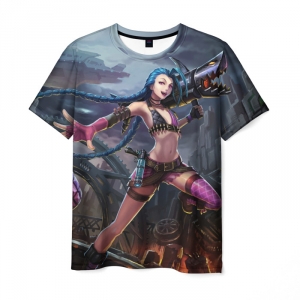 Collectibles T-Shirt Gun League Of Legends Girl Print