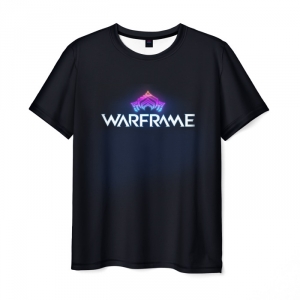 Merchandise T-Shirt Warframe Title Black Sign