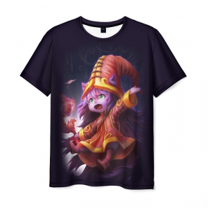 Collectibles T-Shirt Lulu League Of Legends Dark Blue