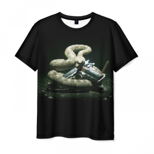 Merchandise T-Shirt Hitman Animals Snake Black