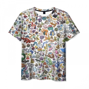 Merchandise T-Shirt Anime Pokemon Pattern Clothes