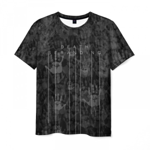 T-shirt Death Stranding hands gray print Idolstore - Merchandise and Collectibles Merchandise, Toys and Collectibles 2