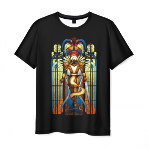 Merch T-Shirt Divine Justice Diablo Blavk Print