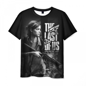 Collectibles T-Shirt The Last Of Us Fan Art Black Character