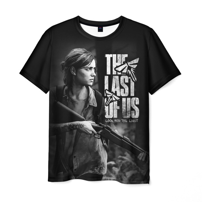 T-shirt The Last Of Us Fan Art Black Character - Idolstore ...