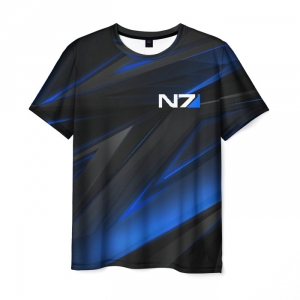 Merch T-Shirt Mass Effect N7 Black Clothing