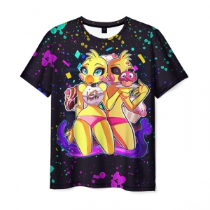 T-shirt Chica Five Nights At Freddy& print Idolstore - Merchandise and Collectibles Merchandise, Toys and Collectibles 2