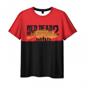 Merchandise T-Shirt Red Dead Redemption Print Design