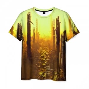T-shirt deus ex apocalyptic scene print Idolstore - Merchandise and Collectibles Merchandise, Toys and Collectibles 2