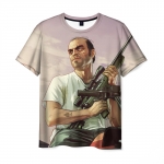 Merchandise T-Shirt Gta Character Scene Print