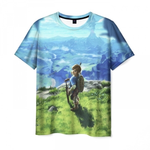 Merch T-Shirt The Legend Of Zelda Scene Landscape