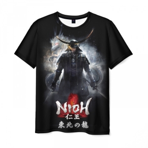 T-shirt Nioh black print hero Idolstore - Merchandise and Collectibles Merchandise, Toys and Collectibles 2