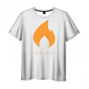 Merch T-Shirt Solar Destiny Fire White Print