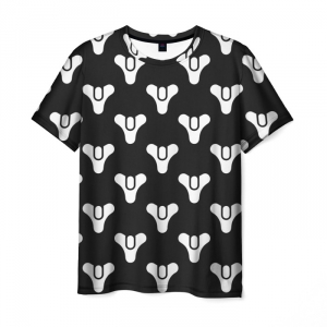 Merch T-Shirt Destiny Black Pattern Design