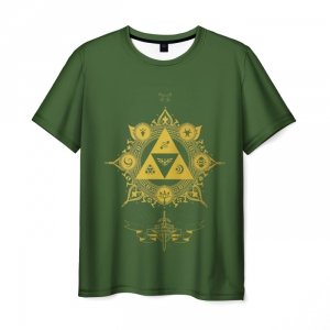 Merch T-Shirt The Legend Of Zelda Green Sign