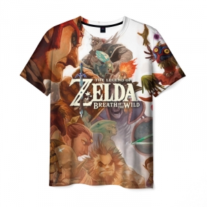 Merch T-Shirt The Legend Of Zelda Scene Picture