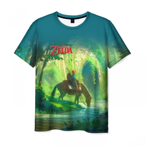 Merch T-Shirt The Legend Of Zelda Scene Drawing
