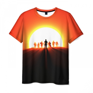 Merchandise T-Shirt Sun Red Dead Redemption Art