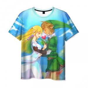 Merch T-Shirt The Legend Of Zelda Romantic Scene