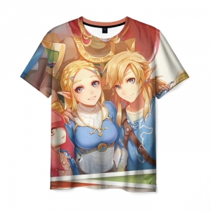 Merch T-Shirt Link The Legend Of Zelda Portraites