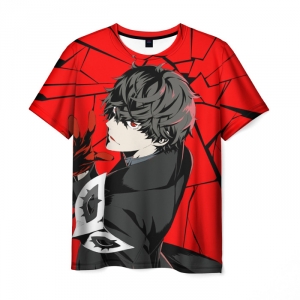 T-shirt Red Persona portrait red Idolstore - Merchandise and Collectibles Merchandise, Toys and Collectibles 2