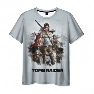 Collectibles T-Shirt Tomb Raider Gray Design