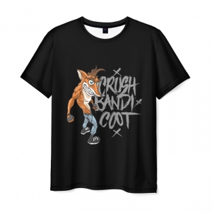 T-shirt Crash Bandicoot black print Idolstore - Merchandise and Collectibles Merchandise, Toys and Collectibles 2