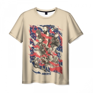 Merchandise T-Shirt Far Cry Cream Print