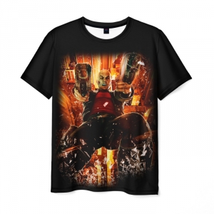 Merchandise T-Shirt Black Print Hitman Design