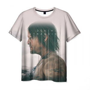 T-shirt portrait print Death Stranding white Idolstore - Merchandise and Collectibles Merchandise, Toys and Collectibles 2