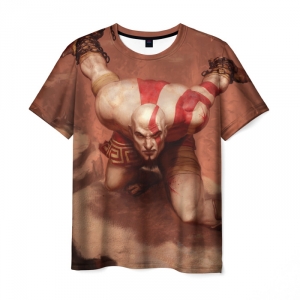 Merchandise T-Shirt Hero Kratos God Of War Scene Print