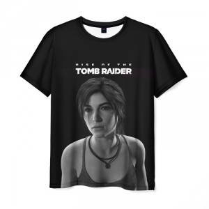 Collectibles Lara Croft T-Shirt Rise Of The Tomb Raider Game Art