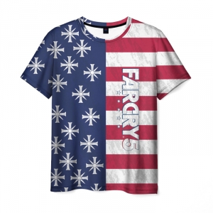Merchandise Far Cry 5 T-Shirt Eden'S Gate New Us Flag