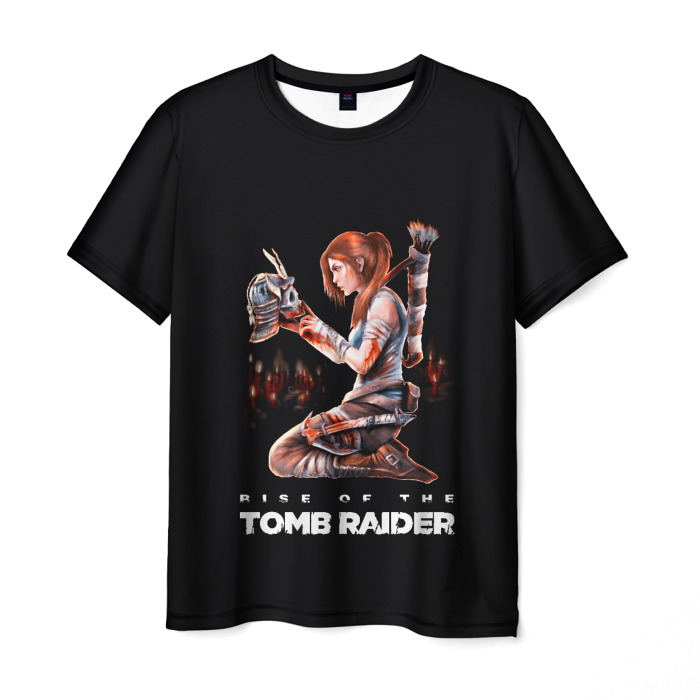 Merch Rise Of The Tomb Raider T-Shirt Black Tee
