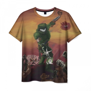 Collectibles Men'S T-Shirt Doom Fan Art Game Cover