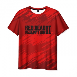 Merchandise Men'S T-Shirt Red Dead Redemption 2 Logotype