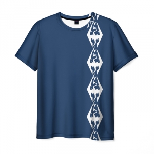 Merch Men'S T-Shirt Skyrim Logo Dragonborn Elder Scrolls
