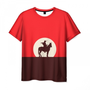 Merchandise Men'S T-Shirt Red Dead Redemption 2 West Print