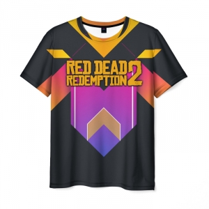 Merchandise Men'S T-Shirt Red Dead Redemption 2 Colored