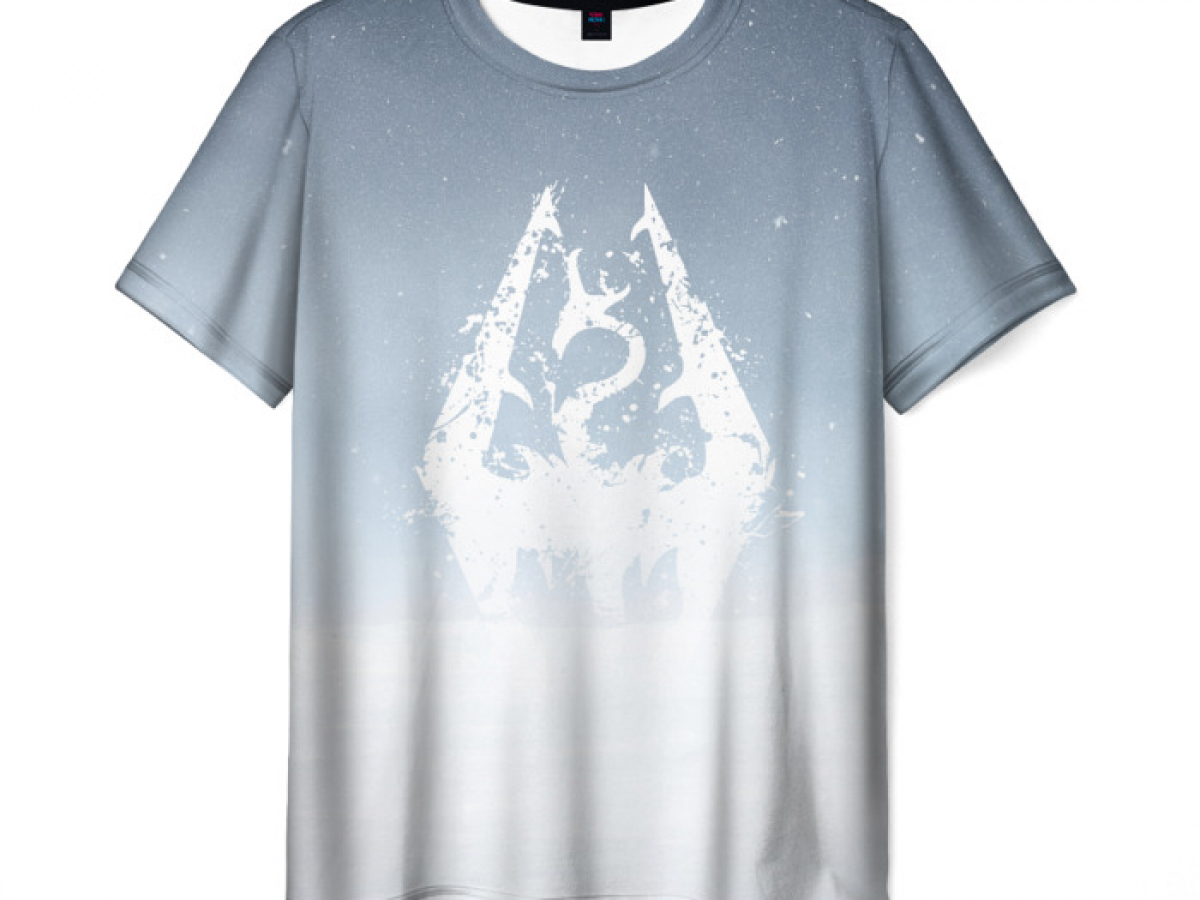 Skyrim The Last Dragonborn Uomo T-Shirt Nero L 100/% Cotone Regular The Elder Scrolls V