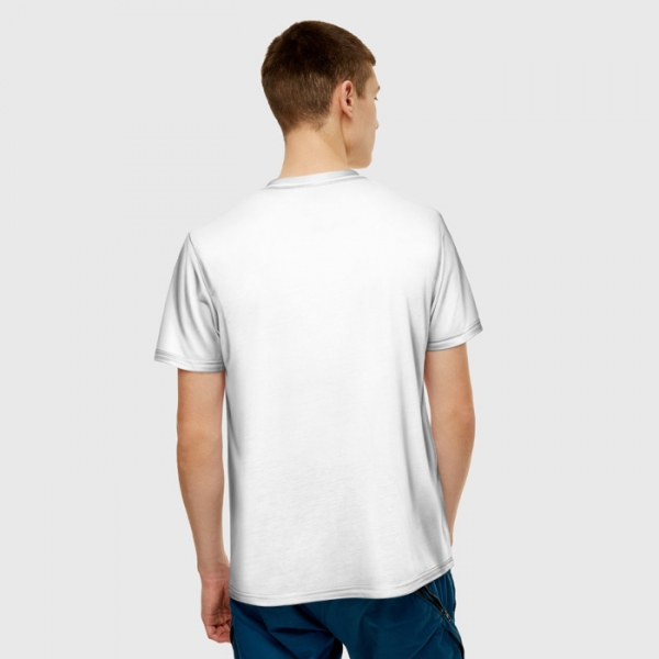 Plain Mens White T-shirt Mc Stan