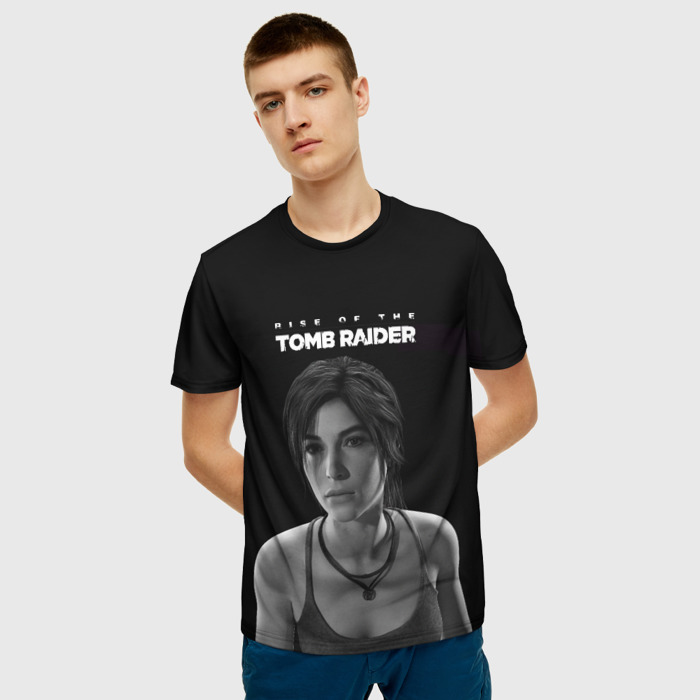 Collectibles Lara Croft T-Shirt Rise Of The Tomb Raider Game Art