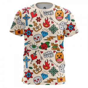 Men’s t-shirt Retro Tattoo Clothing print Top Idolstore - Merchandise and Collectibles Merchandise, Toys and Collectibles