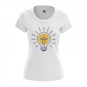 Women’s t-shirt Bulb Print painted pattern Top Idolstore - Merchandise and Collectibles Merchandise, Toys and Collectibles